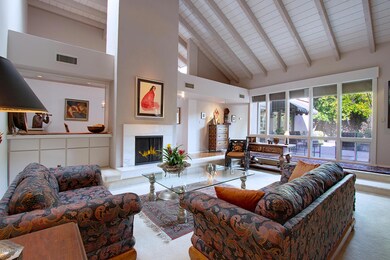 Living Room View to East Side Courtyard