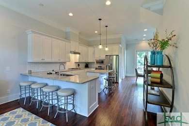 Gourmet Kitchen with ample counter space and 2 eat