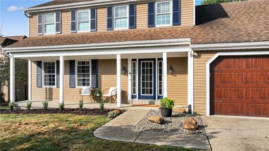 Nice View of the Covered Front Porch.