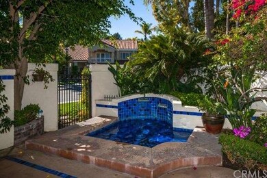 . . .  with waterfall feature, tucked into a seclu