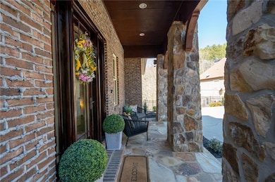 Gorgeous custom front door welcomes you home
