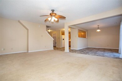 Spacious living room, breakfast room and kitchen.