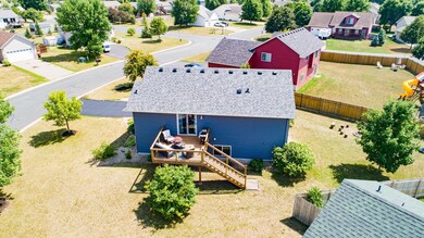 Deck on side of Home