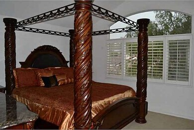 Master with Plantation Shuttters.. Shutters Throug
