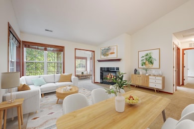 Living room – virtually staged.