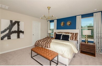 Master Bedroom - Under construction - photo shown of similar floor plan. Pictures are for illustration purposes only. Elevations, colors and options may vary.