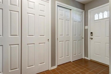Lots of closet space in foyer....