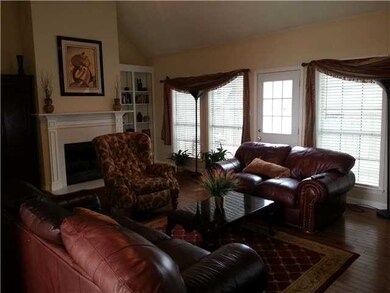 Spacious Great room with cozy fireplace