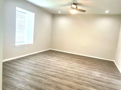 The light-filled living room.