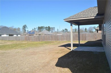 Back yard - Looking across the rear of the home. N