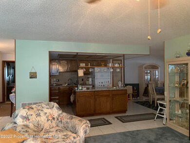 kitchen as viewed from living room
