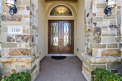 Welcoming front door.