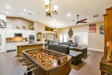 Kitchen, family room, breakfast nook