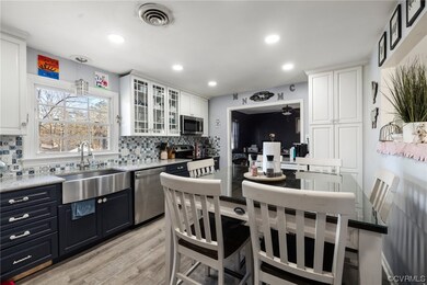Kitchen featuring appliances with stainless steel