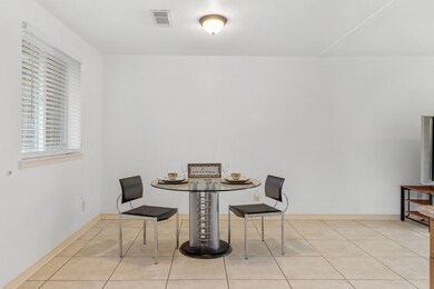 Dinette area off of the kitchen