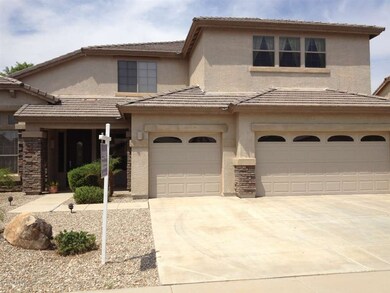 Front View 3 car garage