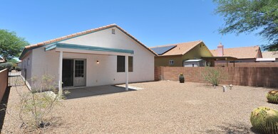 Large backyard
