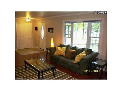 The The open living room.