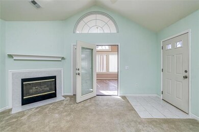 Entry with tile flooring