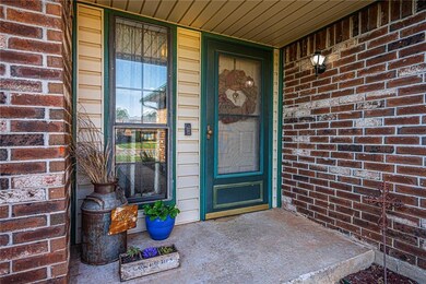 Covered front porch.