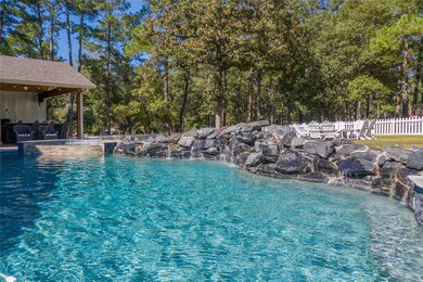 46,000 gallon custom pool with pebble tech custom midnight blue pebble crystals