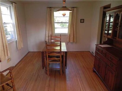 Dining Room Hardwood floors in dining room as thro