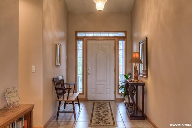 Spacious entry