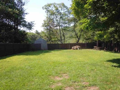 Fenced, private backyard