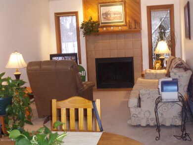Living room from dining area