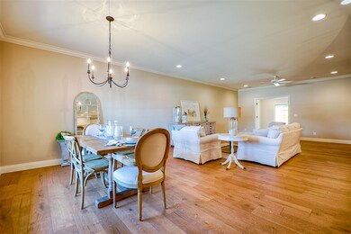 Enjoy the open living-dining room design.