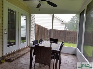 Have the party spill out onto the screened porch!