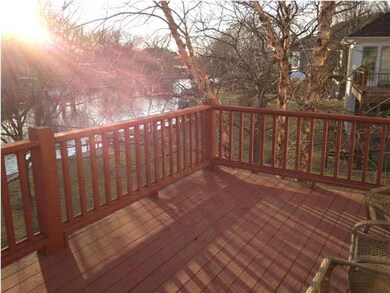 The largest part of the deck is completely shaded 