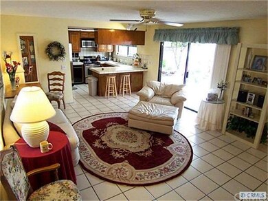 Family Room with tile floor