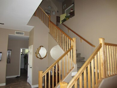 Mission style staircase
