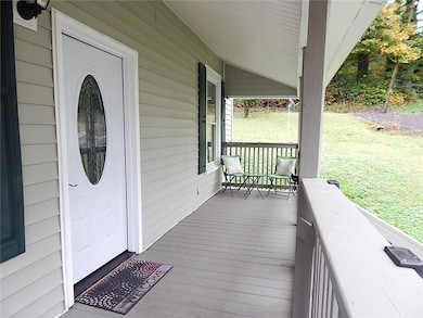 View of wooden porch
