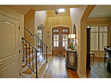 Entry:  This warm entry provides just the right we