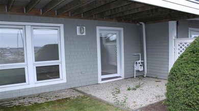 Ground level patio