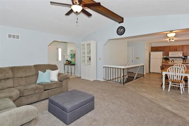 Open concept and entry foyer