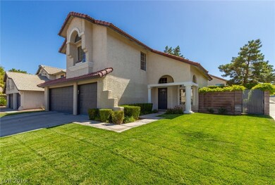 Well landscaped in the front and rear yards...