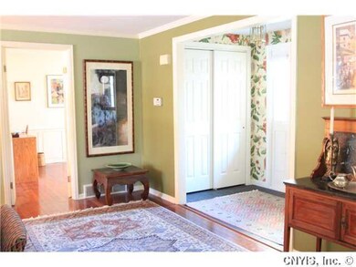 Exterior Front Large Foyer with Large Coat Closet