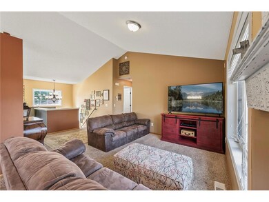 Relaxing living room is perfect for entertaining.