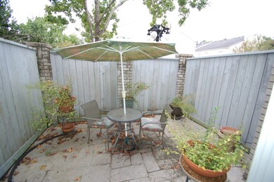 Patio on a windy day