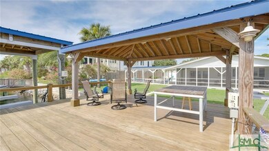 This is a view of the covered dock and uncovered d
