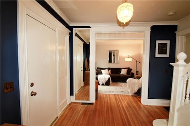 Note the built in mirror and detail over the entry