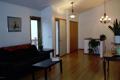 Entry area and living room