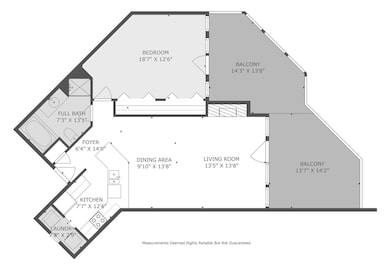 Floor plan with dims