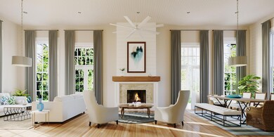 Living room rendering