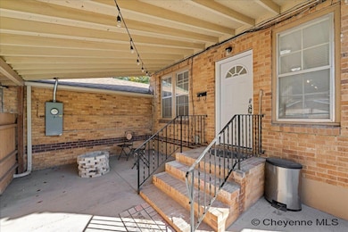 Alley side/ Fenced patio off Main unit