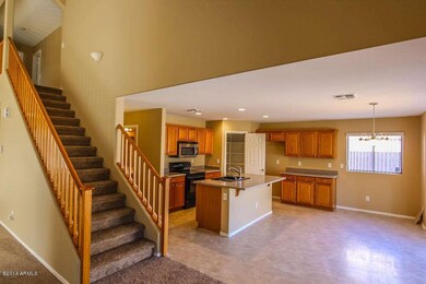 Side Vidw of Kitchen and Stairs