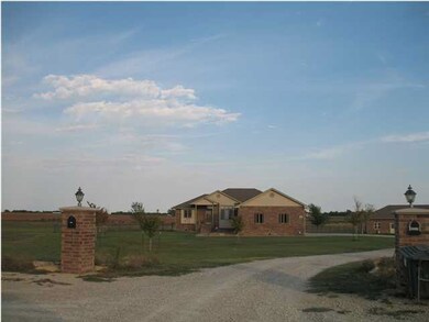 View to the east from the lot for sale.